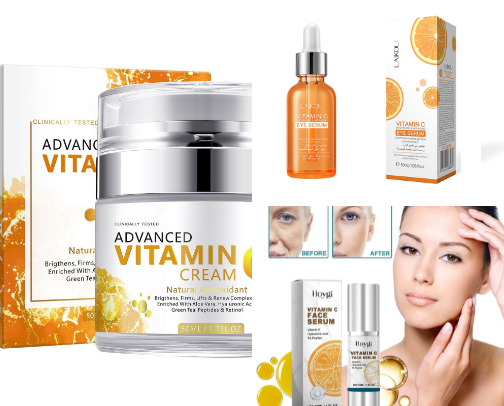 ☞Elevate your glow with skincare essentials that do more than care — they transform. Clean. Luxurious. Powerful. Your skin, but radiant. 💧🌿 cover photo collage