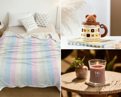 🌸 Cozy Aesthetic Movie Night Essentials 🍿✨ cover photo collage