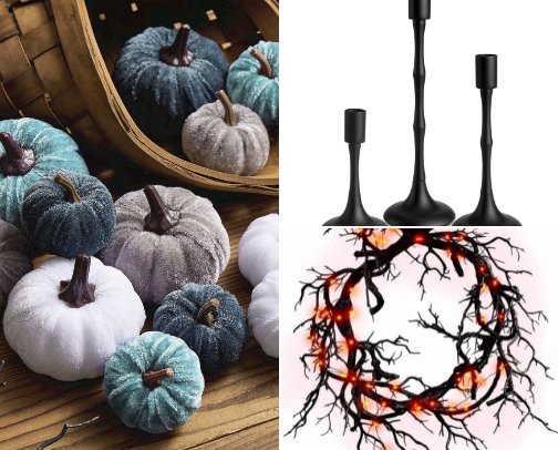 Elegant Halloween Decor for a Cozy Home cover photo collage