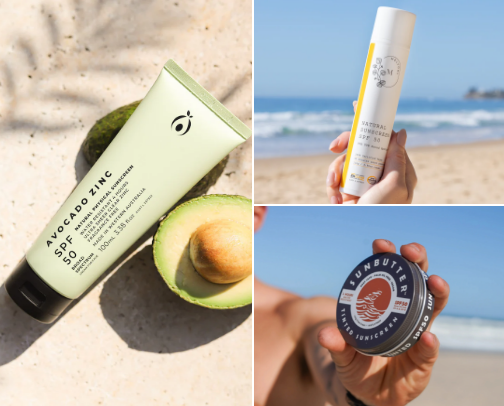 Natural SPF Recs 🌞 cover photo collage