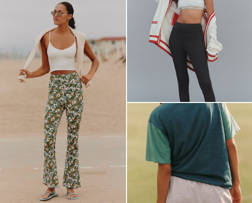 “Move with Style: Top Workout Outfits Everyone Buys at Anthropologie” cover photo collage