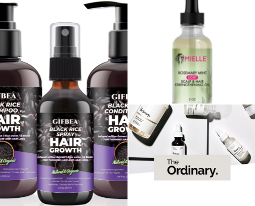 Hair care cover photo collage