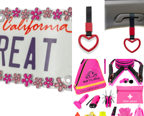 The Glam Ride Essentials List | The Girly Glovebox Collection 🌸🚘 cover photo collage