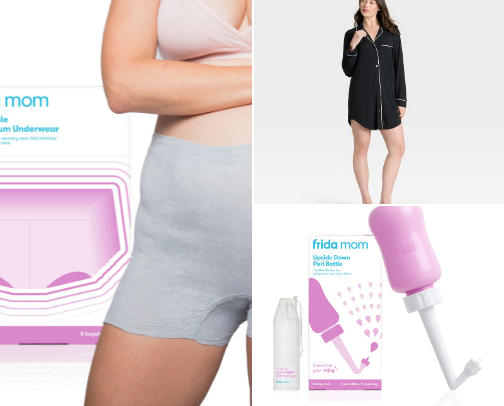 Hospital Bag Essentials for C section and Vaginal Birth cover photo collage