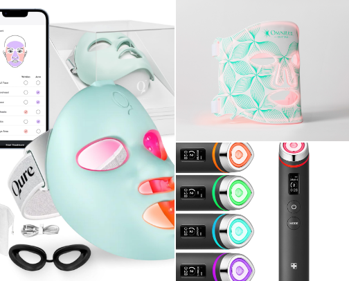 At Home Beauty Tech Glow Up cover photo collage