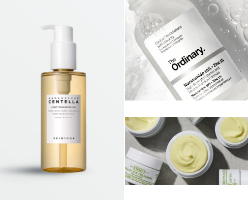 my current skincare favorites cover photo collage