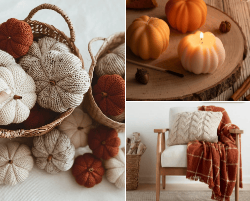 cozy fall vibes 🍂✨ cover photo collage