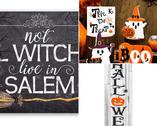 Halloween Decor cover photo collage