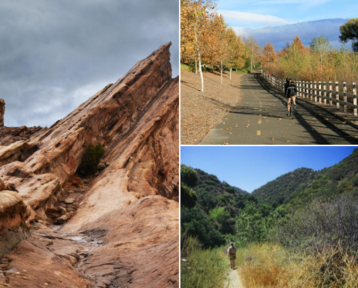 Los Angeles Hiking & Biking Trails: Hidden Gems Locals Love cover photo collage