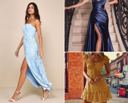 Clothes for different occasions👗 cover photo collage
