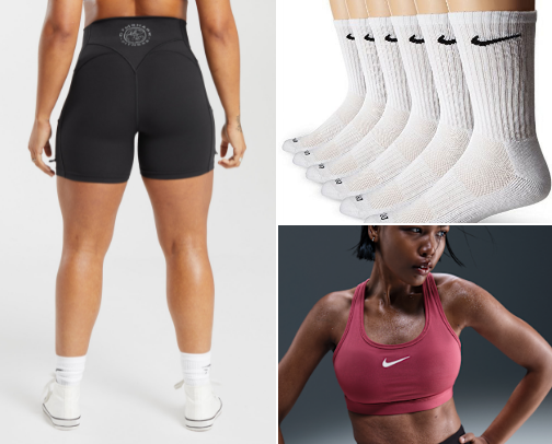 Gym Girl Lock In Attire cover photo collage