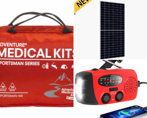 Survival kit cover photo collage