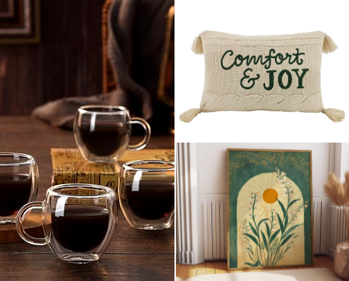 Boho chic home cover photo collage