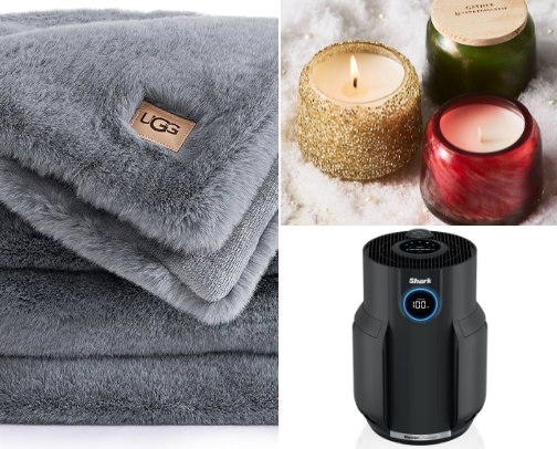 Cozy home products cover photo collage