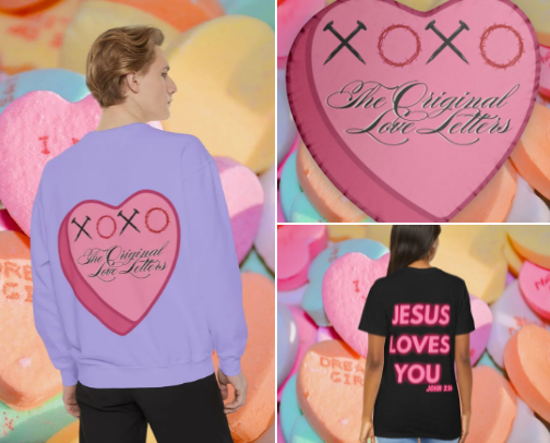 Valentines Day With Jesus Merch Limited Time Only! Get Before It’s Gone! cover photo collage