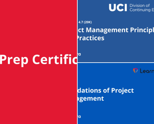 PMP & Project Management Courses for Career Growth cover photo collage