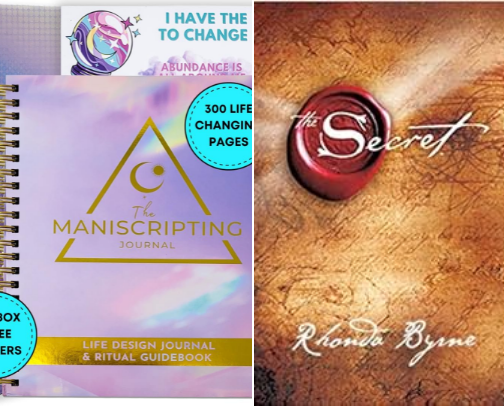 Manifesting, Journaling, Elevating, Spirituality cover photo collage