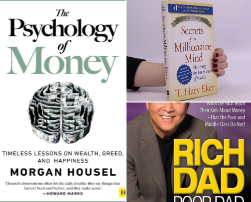 Books That Can Change Your Money Mindset cover photo collage