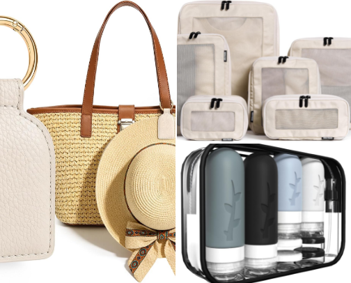 Packing Hacks & Travel Essentials cover photo collage