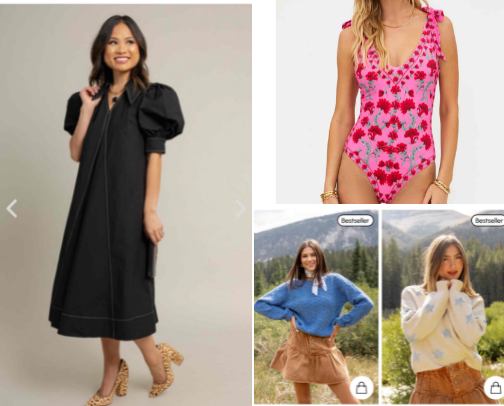 Online Fashion Perfection cover photo collage