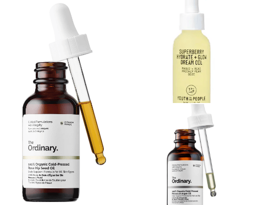Face Oils cover photo collage