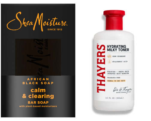 skincare cover photo collage
