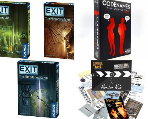 Board games cover photo collage