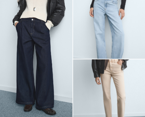 Mango Sale 2026 Jeans cover photo collage