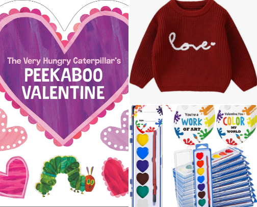 Valentines Day Finds for Littles cover photo collage