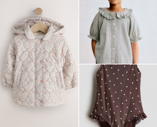 Toddler Girl fits cover photo collage