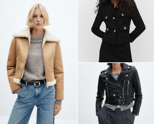 women jacket cover photo collage