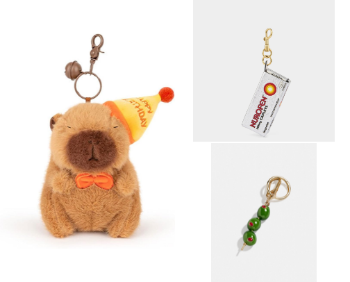 Bag charms that aren't Labubu cover photo collage