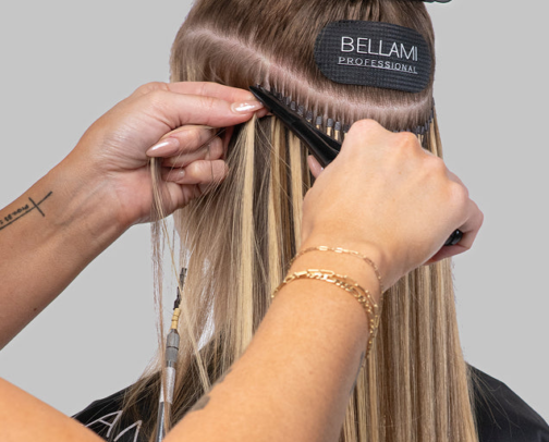 The Ultimate BELLAMI Hair Extensions Matching Guide 💆🏼‍♀️✨ cover photo collage