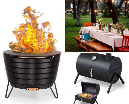 Backyard But Make It Luxe: Outdoor Party Essentials cover photo collage