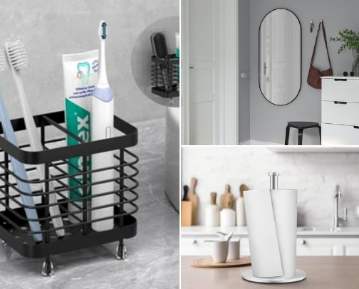 Household must haves cover photo collage