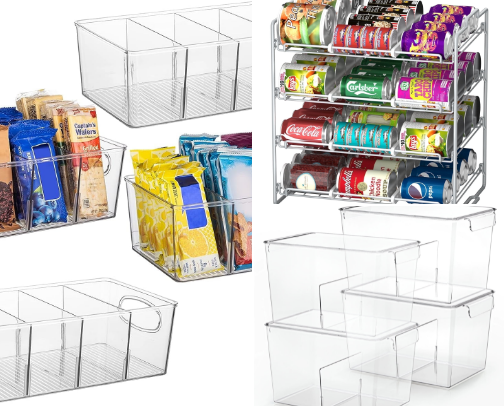 Fridge and pantry organization cover photo collage