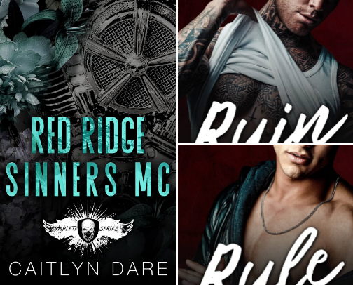 Read Online - Reap: A Dark MC Romance (Red Ridge Sinners MC Book 2) companions cover photo collage
