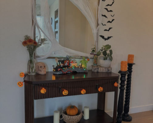 Console Table cover photo collage