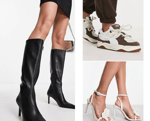 Cute and trendy shoes from Asos👠 cover photo collage