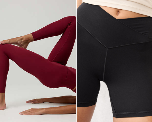 Workout clothes cover photo collage