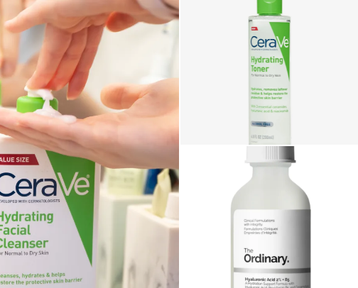 Best of Skincare for dry skin ❤️ cover photo collage