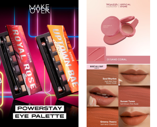 Daily Makeup Local Brand approved by me(indonesia) cover photo collage