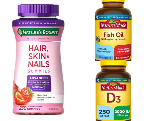 Favorite vitamins cover photo collage