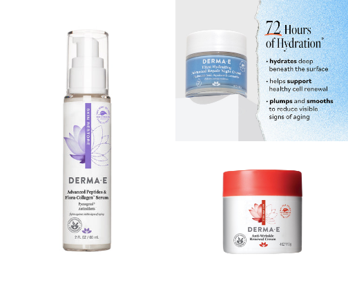 Derma - E cover photo collage