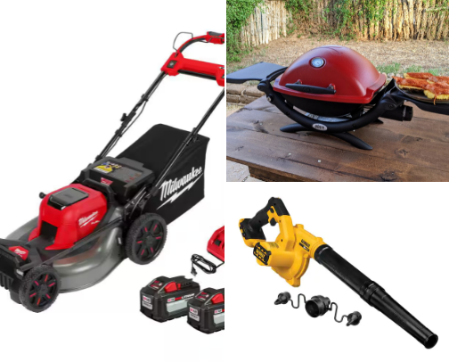 Lawn, garden and pool favorites cover photo collage