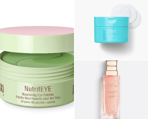Skincare routine cover photo collage