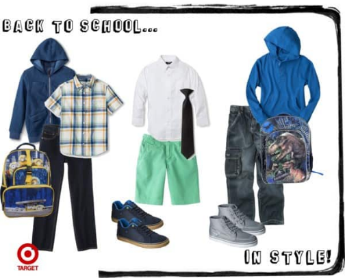 Target Back-to-School Fashion for Boys & Girls cover photo collage
