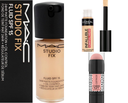 Daily makeup cover photo collage