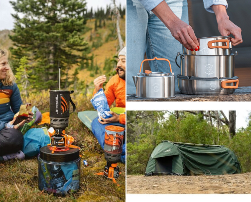 Outdoor and adventure cover photo collage