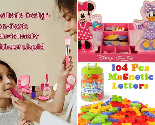 Toys and activities for toddlers! cover photo collage